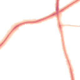 Night-time road noise heatmap for BS14 9AX