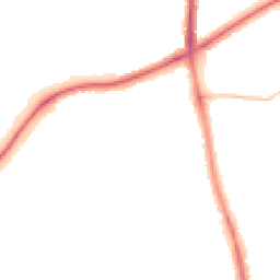 Night-time road noise heatmap for BS14 9AY