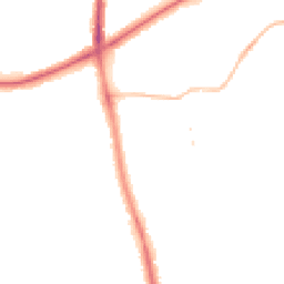 Night-time road noise heatmap for BS14 9ED