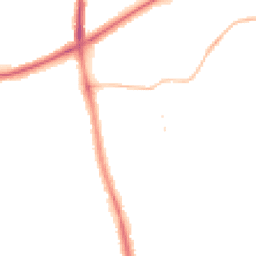 Night-time road noise heatmap for BS14 9EE