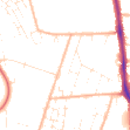 Daytime road noise heatmap for BS14 9NL