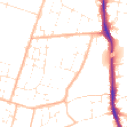 Daytime road noise heatmap for BS14 9QD