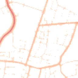Daytime road noise heatmap for BS14 9YD