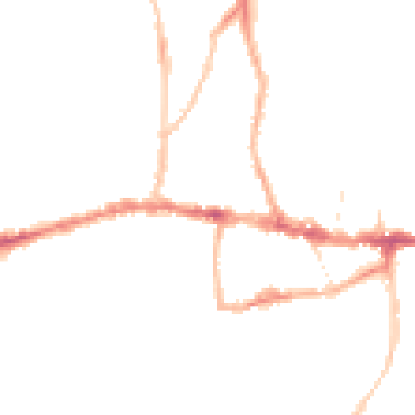 Night-time road noise heatmap for BS15 1AF
