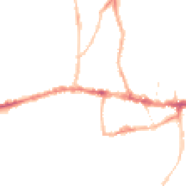 Night-time road noise heatmap for BS15 1AH