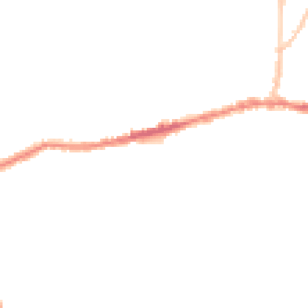 Night-time road noise heatmap for BS15 1BE