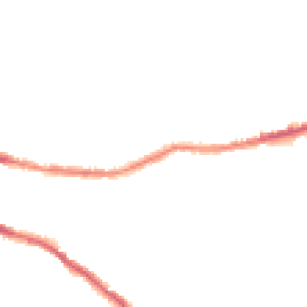 Night-time road noise heatmap for BS15 1BS