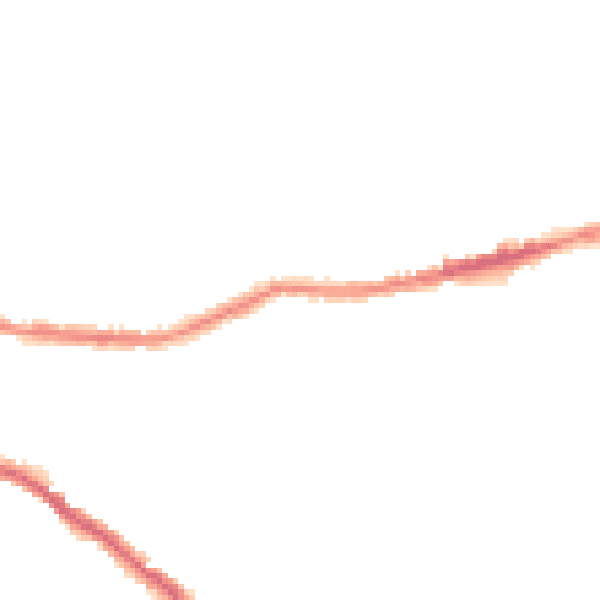 Night-time road noise heatmap for BS15 1BW
