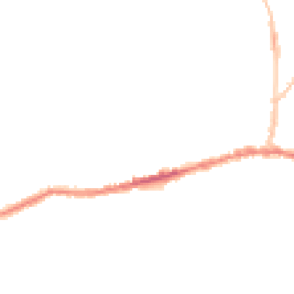 Night-time road noise heatmap for BS15 1DF