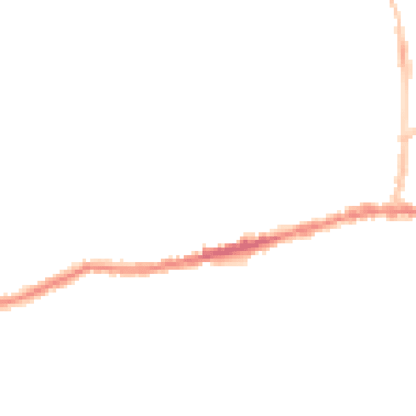 Night-time road noise heatmap for BS15 1DJ