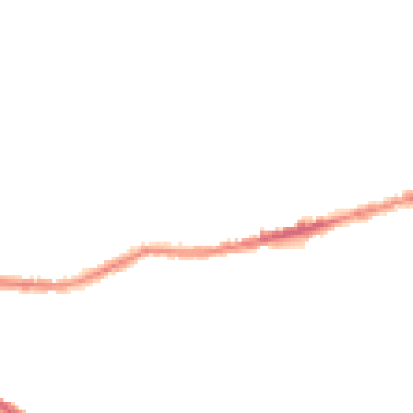 Night-time road noise heatmap for BS15 1DT