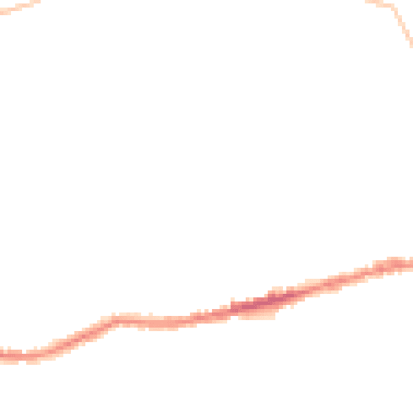 Night-time road noise heatmap for BS15 1DW