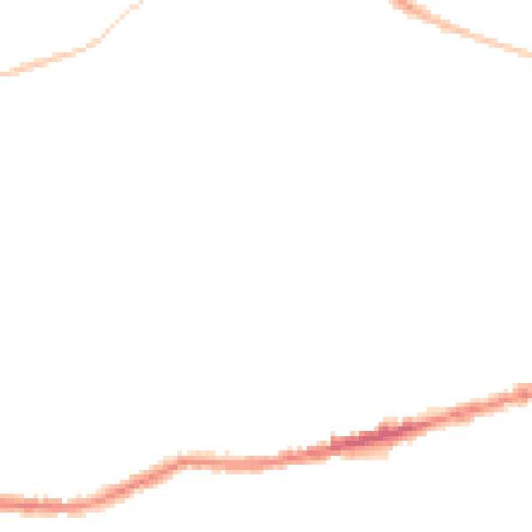 Night-time road noise heatmap for BS15 1DX