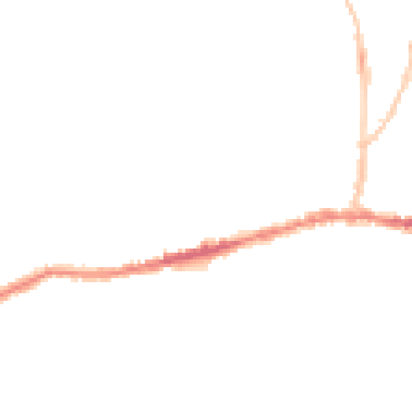 Night-time road noise heatmap for BS15 1HA