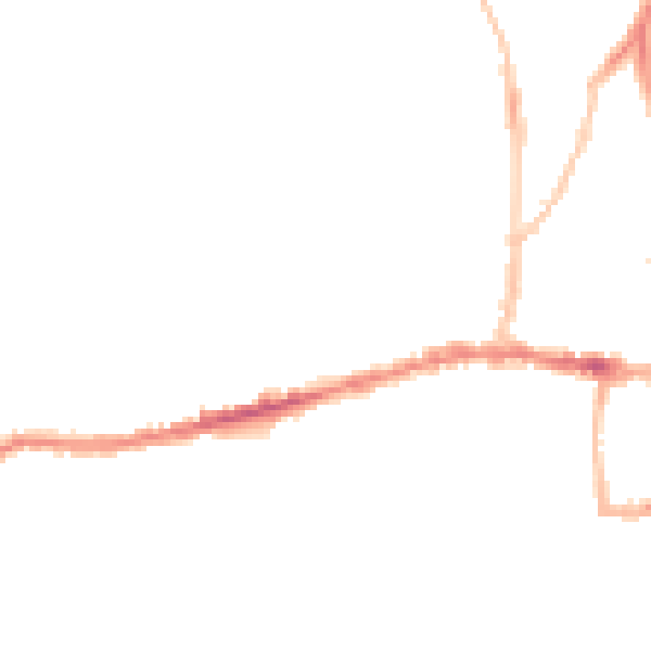 Night-time road noise heatmap for BS15 1HP