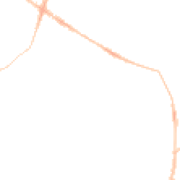 Night-time road noise heatmap for BS15 1LA