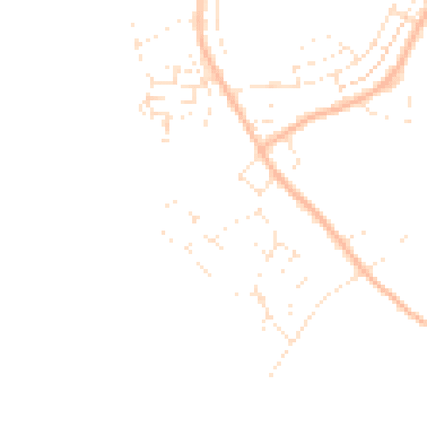 Daytime road noise heatmap for BS15 3LJ