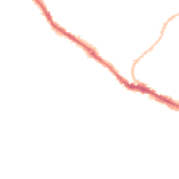 Night-time road noise heatmap for BS15 3QD
