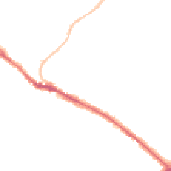 Night-time road noise heatmap for BS15 3QL