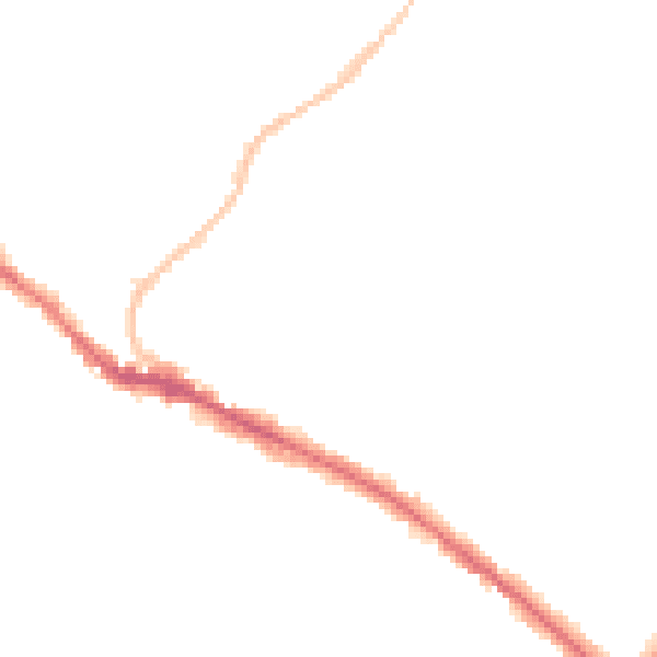 Night-time road noise heatmap for BS15 3QN