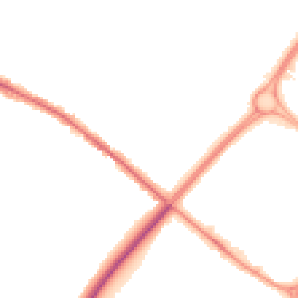 Night-time road noise heatmap for BS15 3SD