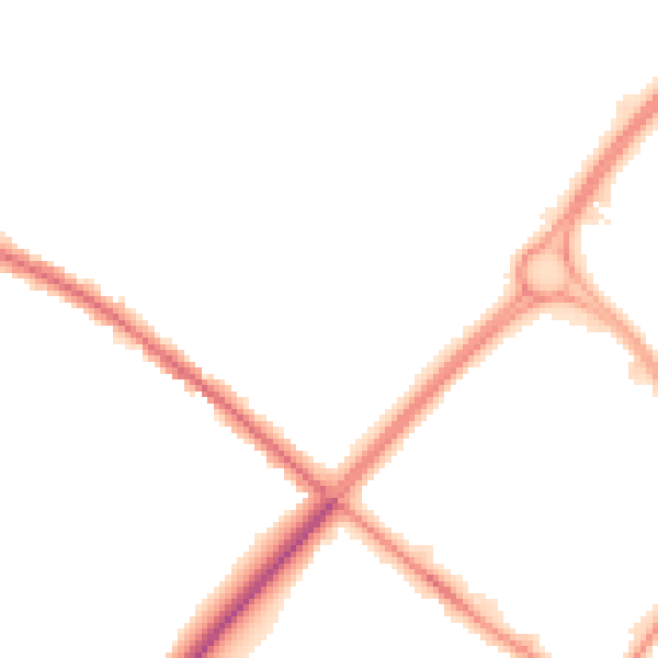 Night-time road noise heatmap for BS15 3SH