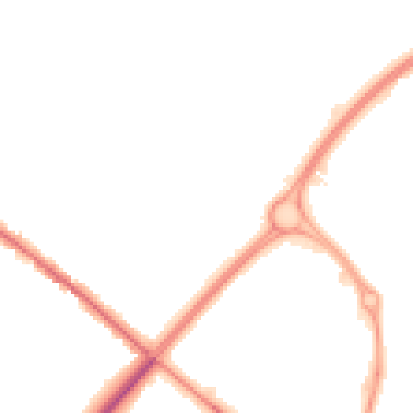Night-time road noise heatmap for BS15 3SJ