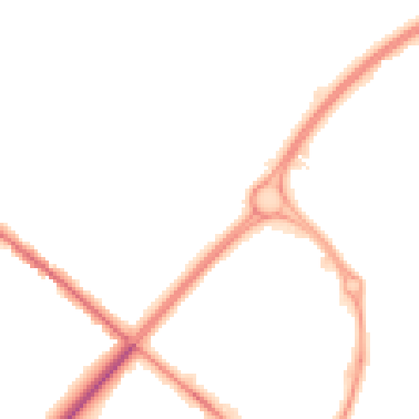 Night-time road noise heatmap for BS15 3SL
