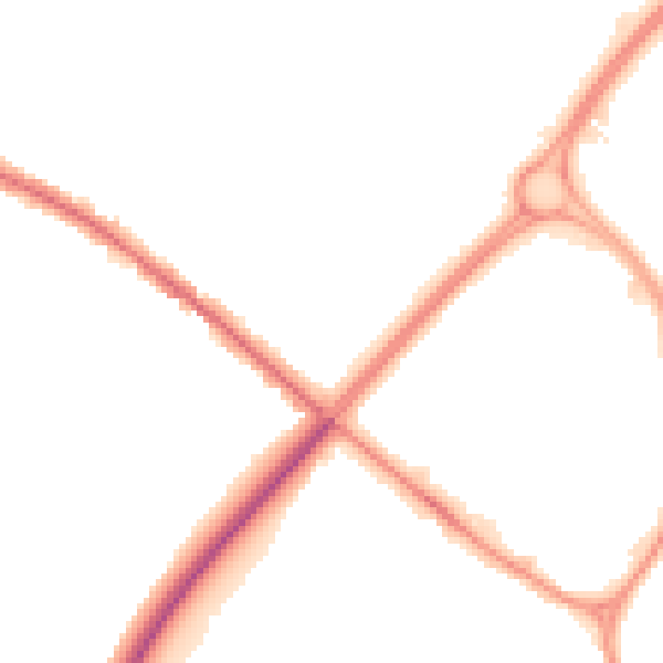 Night-time road noise heatmap for BS15 3SW