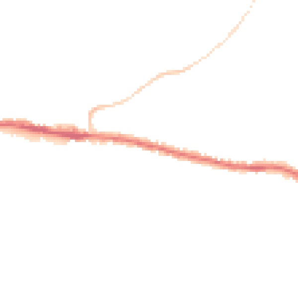 Night-time road noise heatmap for BS15 4AJ