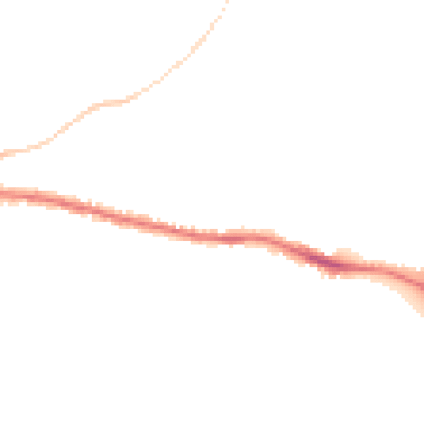 Night-time road noise heatmap for BS15 4BF