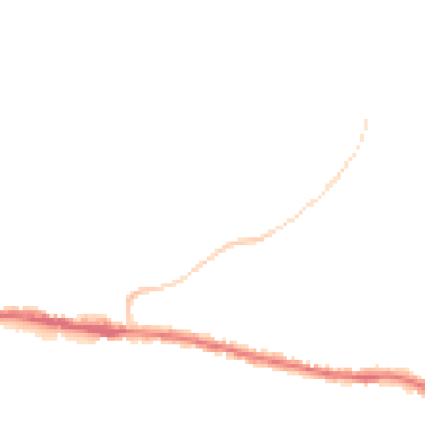 Night-time road noise heatmap for BS15 4DY