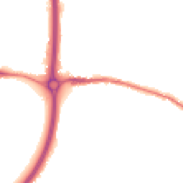 Night-time road noise heatmap for BS15 4HD