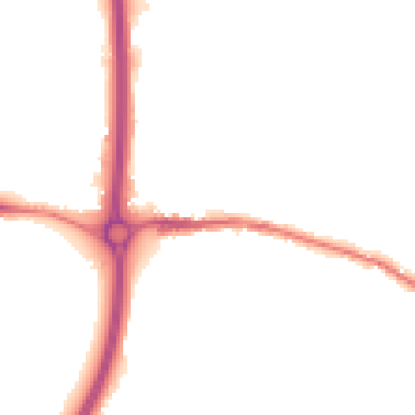 Night-time road noise heatmap for BS15 4NS