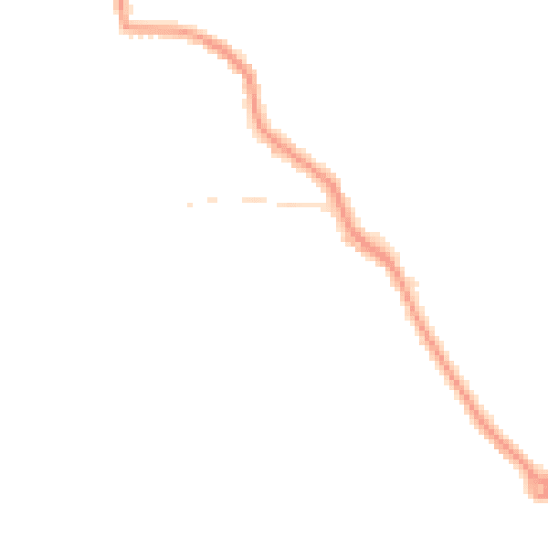 Night-time road noise heatmap for BS15 4TT