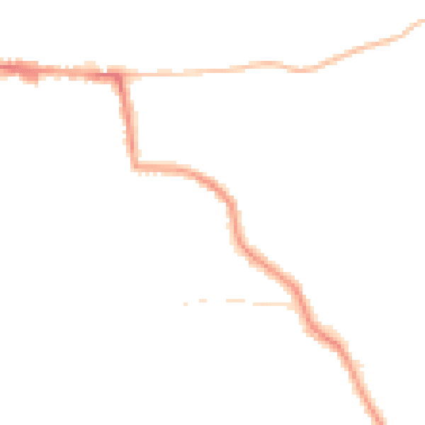 Night-time road noise heatmap for BS15 4XZ