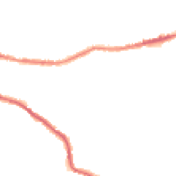 Night-time road noise heatmap for BS15 8AU