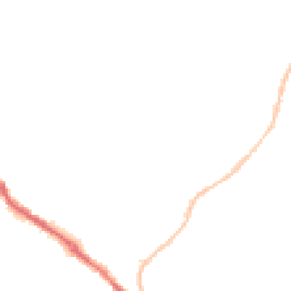 Night-time road noise heatmap for BS15 8DP