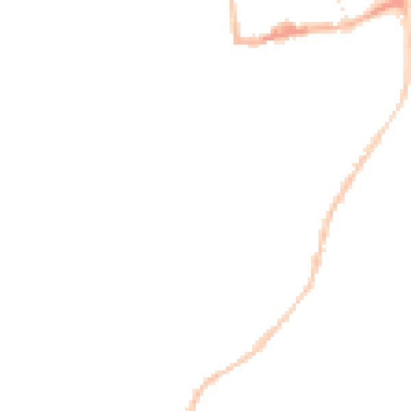 Night-time road noise heatmap for BS15 8DQ