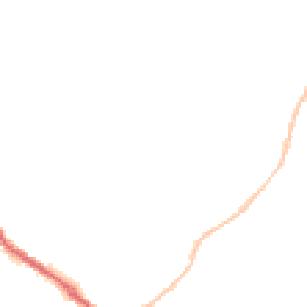 Night-time road noise heatmap for BS15 8EY