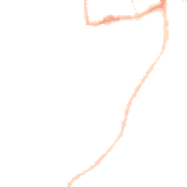 Night-time road noise heatmap for BS15 8FR