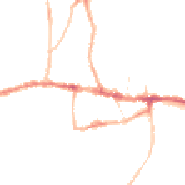 Night-time road noise heatmap for BS15 8JS