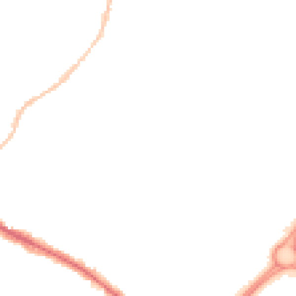 Night-time road noise heatmap for BS15 9NU