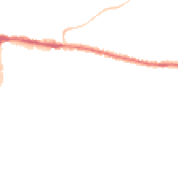 Night-time road noise heatmap for BS15 9TT