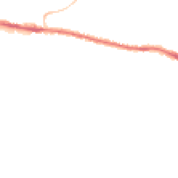 Night-time road noise heatmap for BS15 9UR