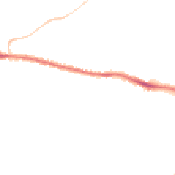 Night-time road noise heatmap for BS15 9UT