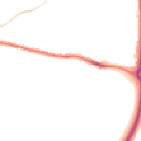 Night-time road noise heatmap for BS15 9UX