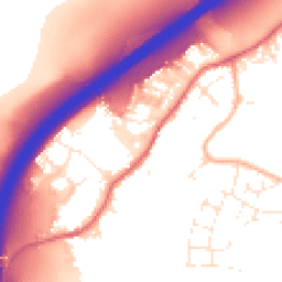 Daytime road noise heatmap for BS16 1AA