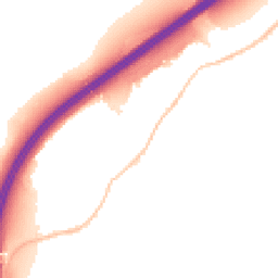 Night-time road noise heatmap for BS16 1AA