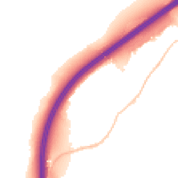 Night-time road noise heatmap for BS16 1AD
